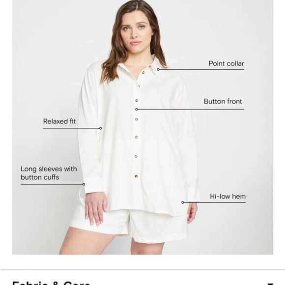 NWT Universal Standard Black Dawn Linen Hi Low Tunic size 18-20 - Picture 6 of 11